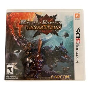 Monster Hunter Generations (2016) Nintendo 3DS Complete CIB with Manual